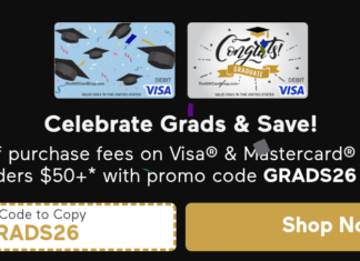 TheGiftCardShop promo code GRADS26