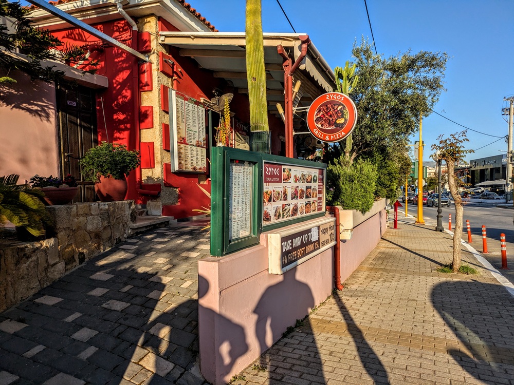 Zygos Grill & Pizza in Chania, Crete