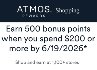 Alaska Airlines shopping portal promotion