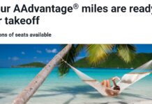 American Airlines award sale