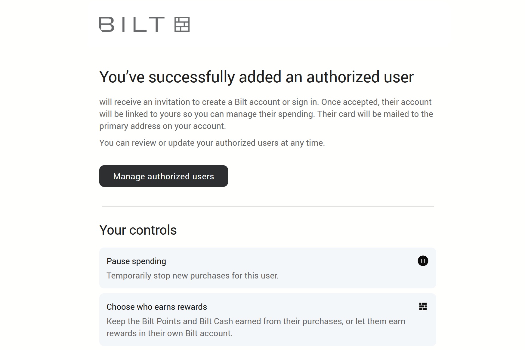 My experience as a Bilt authorized user