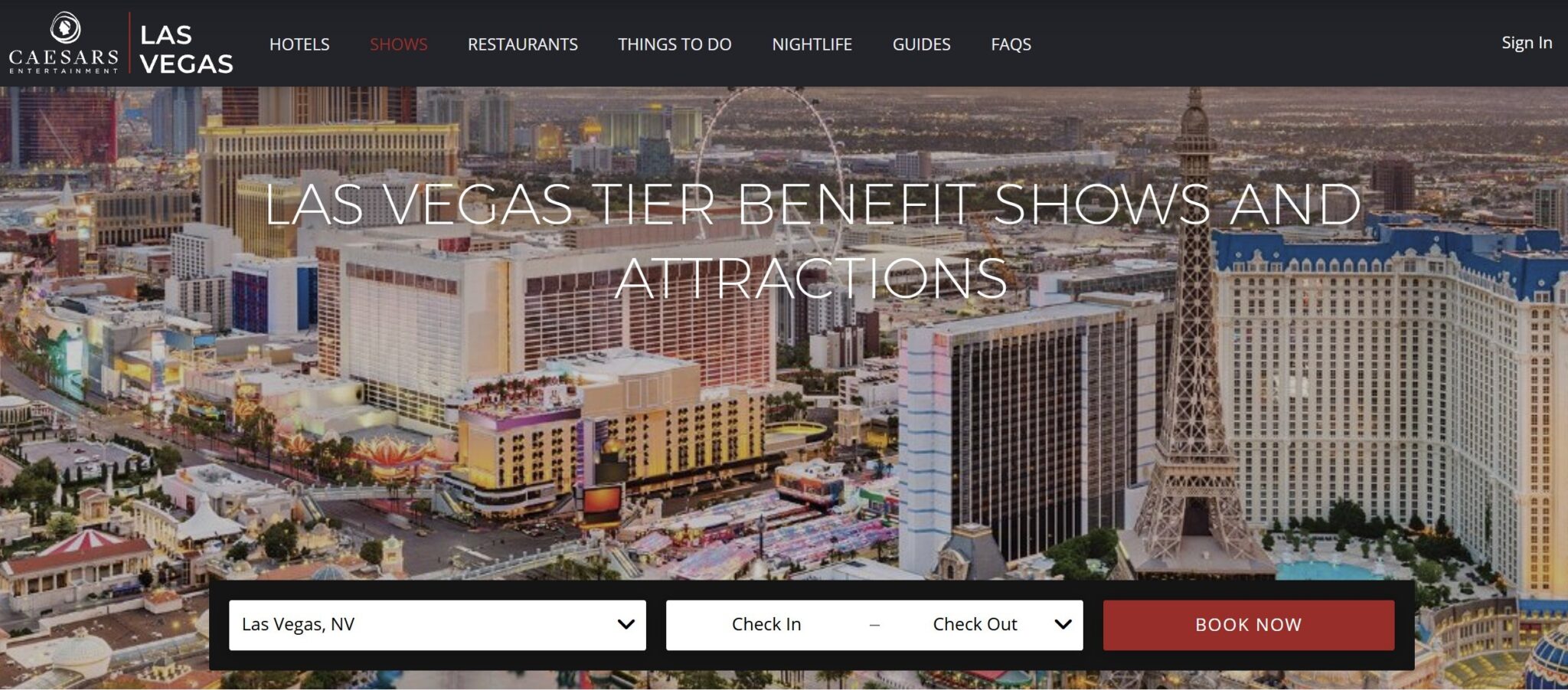 Caesars brings back free show tickets for Diamond and Seven Stars members