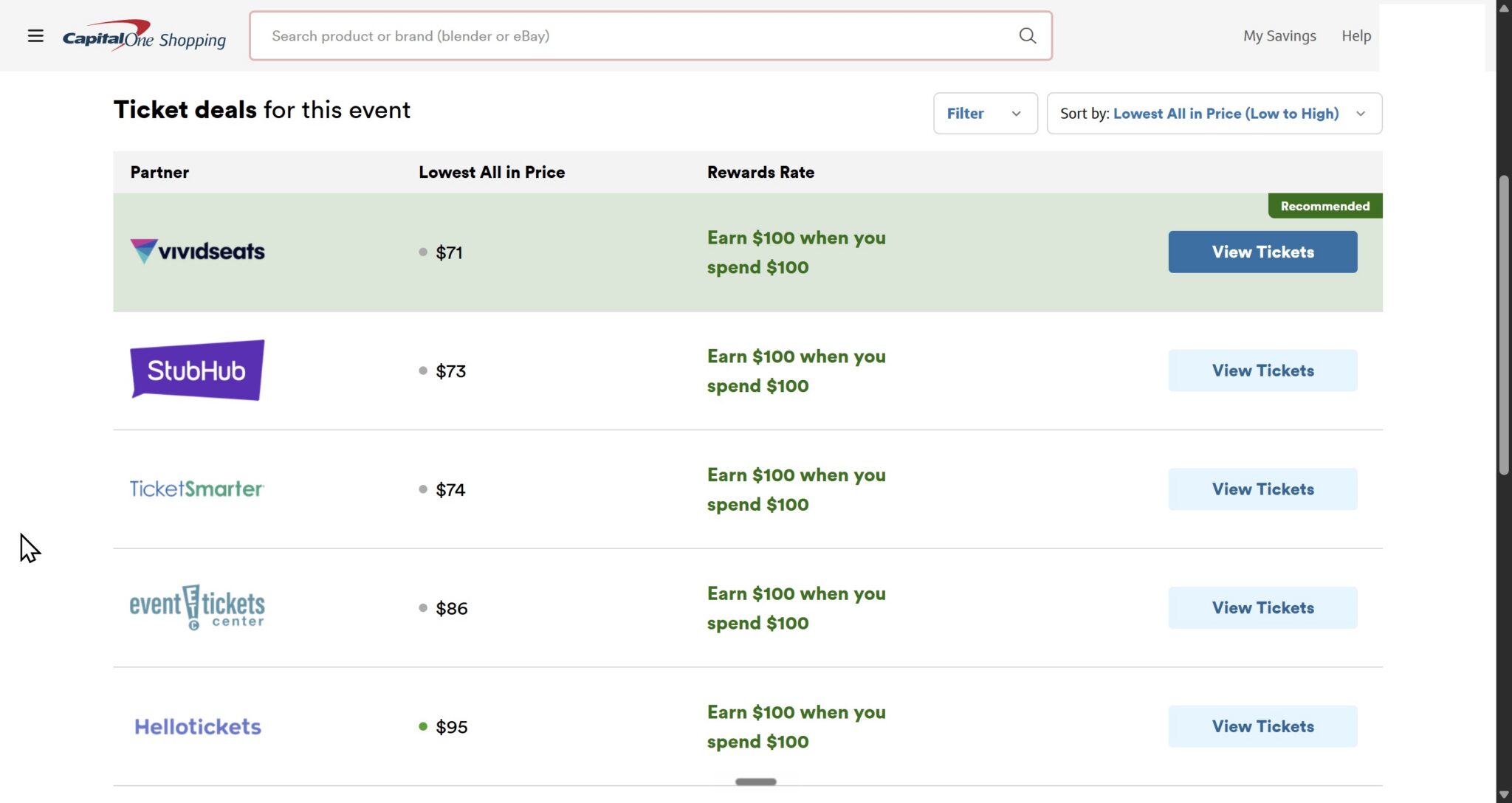 Recent wins and an unforced error with Capital One Shopping