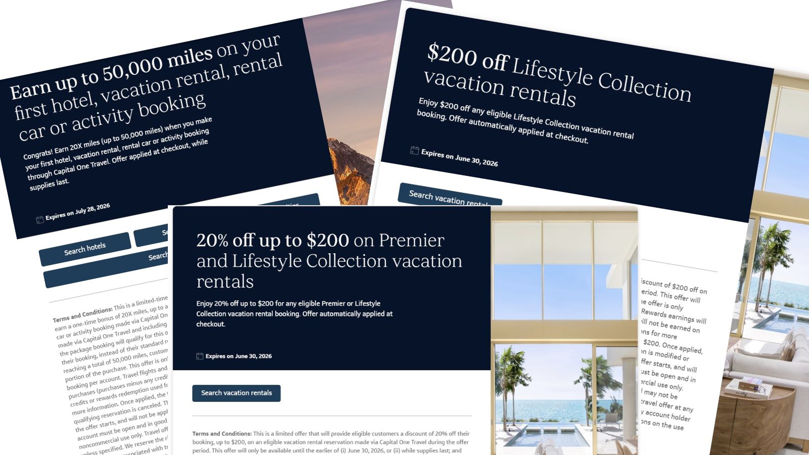 Check for great Capital One Travel offers