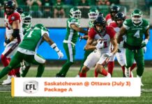 Choice Privileges Experiences: Bid on Canadian Football League tickets which include $250 merch cards Choice Privileges CFL auction
