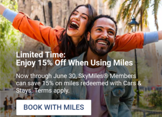 Delta Cars & Stays promotion