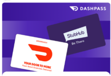 (EXPIRED) 20% off a StubHub gift card (up to $30) for DoorDash DashPass members