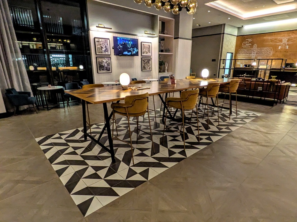Hilton Woking, England - Lobby seating