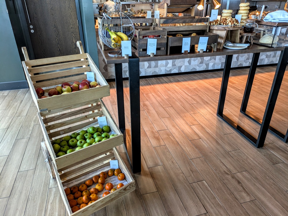Hilton Woking, England breakfast - Fruit