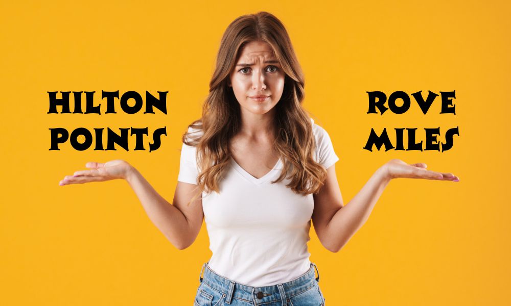 Hilton points vs Rove Miles