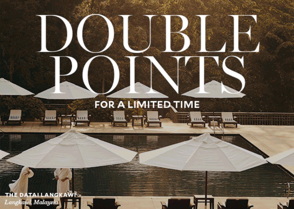Leading Hotels of the World promotion Earn 2X points