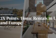 Marriott Homes & Villas promo 2X points Europe USA