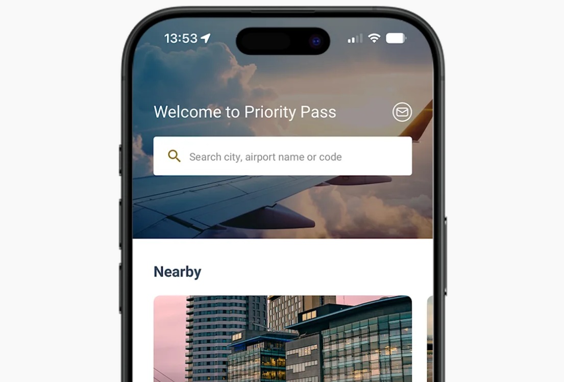 Priority Pass app