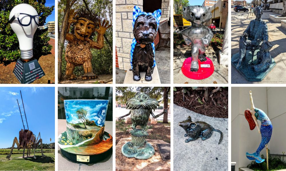 Sculpture hunts around the United States