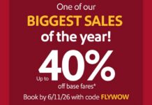 Southwest promo code FLYWOW