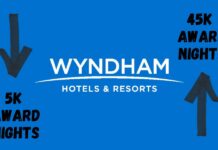 Wyndham Rewards 5K 45K award nights