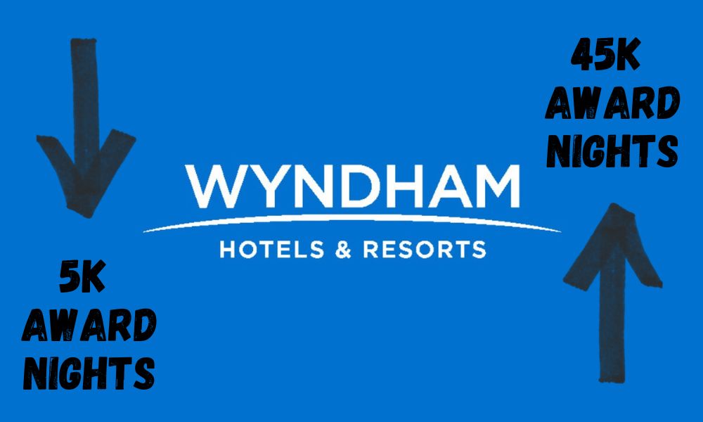 Wyndham Rewards 5K 45K award nights