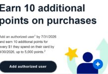 Barclays cobranded card authorized user spending offer