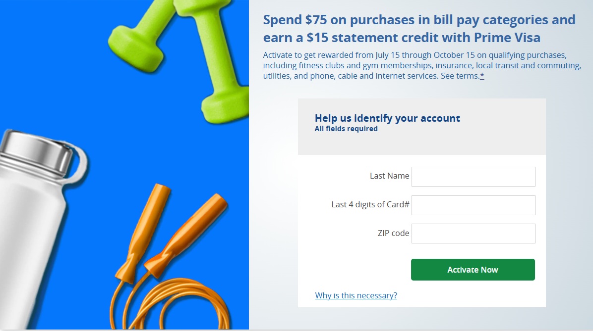 Chase Amazon Prime Visa spending offer