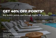 Get a 40% discount when buying Choice points (buy points for 0.62 cpp) Choice Privileges points sale 40% discount