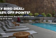Choice Privileges points sale 45% discount
