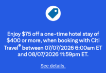 Citi Travel hotel promotions