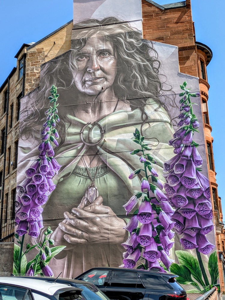 Cult of St Enoch mural in Glasgow