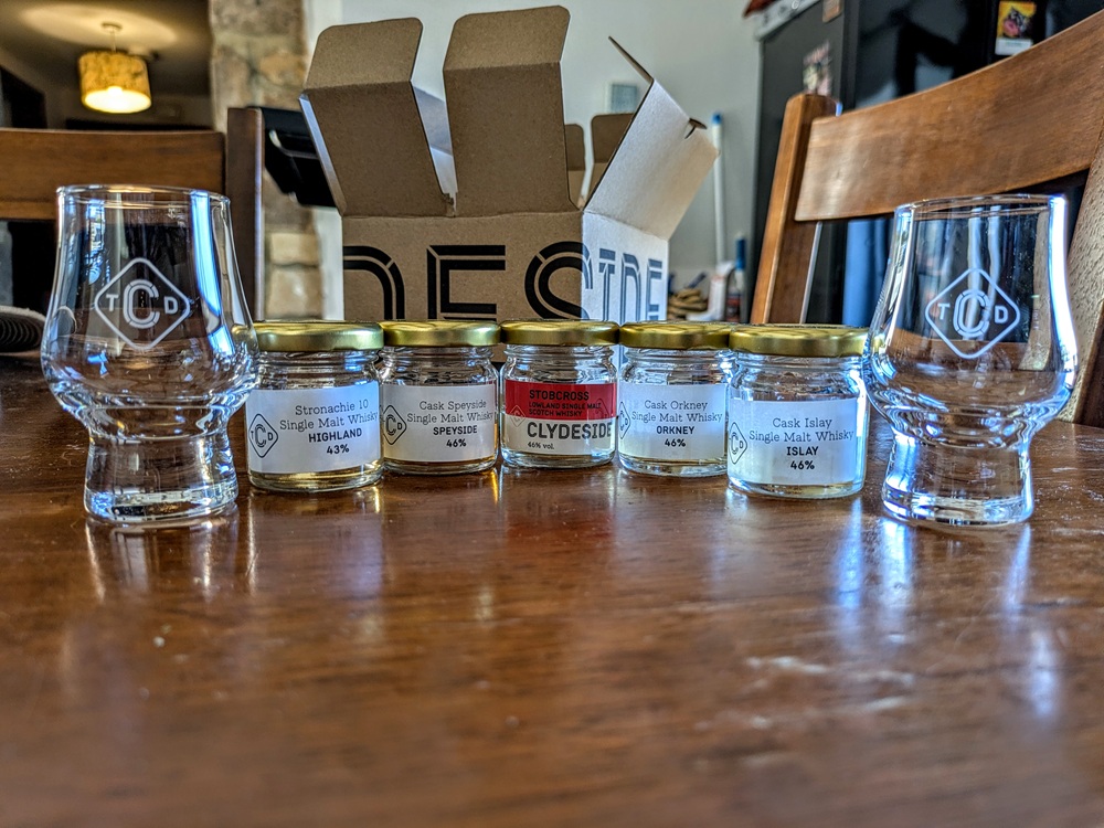 Driver drams from The Clydesdale Distillery