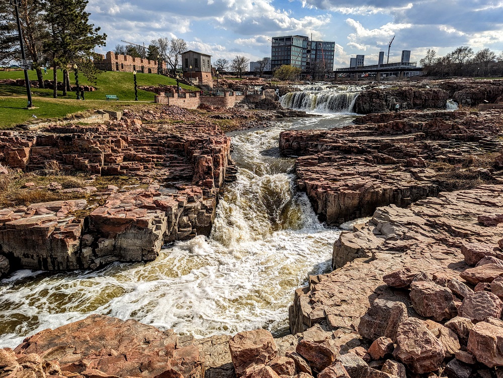 Falls Park in Sioux Falls, SD