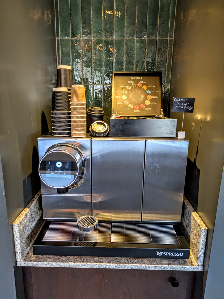 Glasgow Marriott, Scotland - Executive lounge - Coffee maker