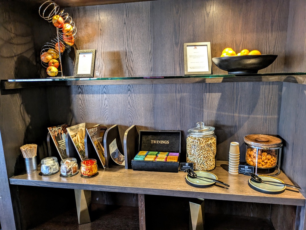 Glasgow Marriott, Scotland - Executive lounge - Daytime snacks
