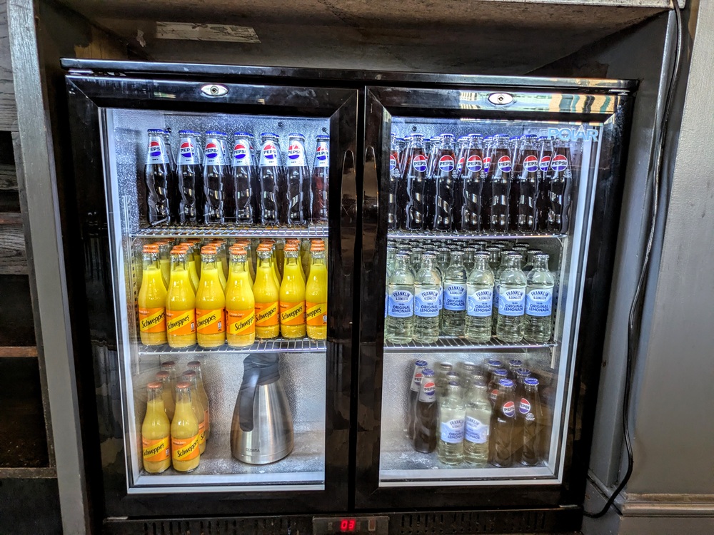 Glasgow Marriott, Scotland - Executive lounge - Soft drinks