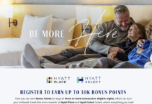 Earn up to 30k bonus points on stays at Hyatt Place & Hyatt Select