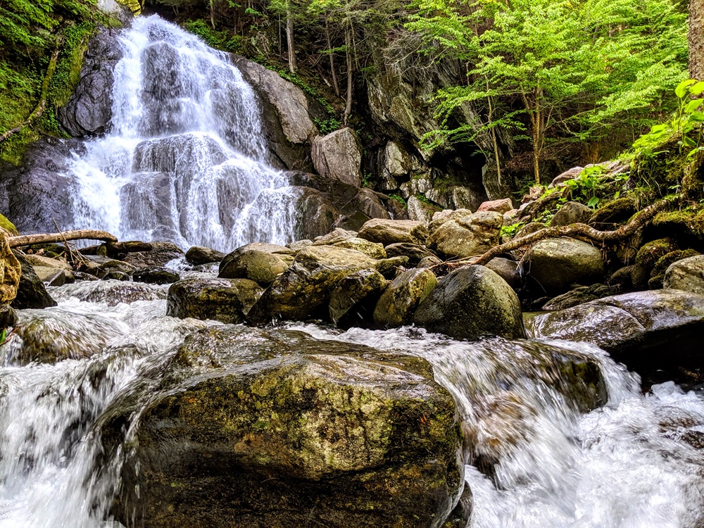 Moss Glen Falls in Vermont