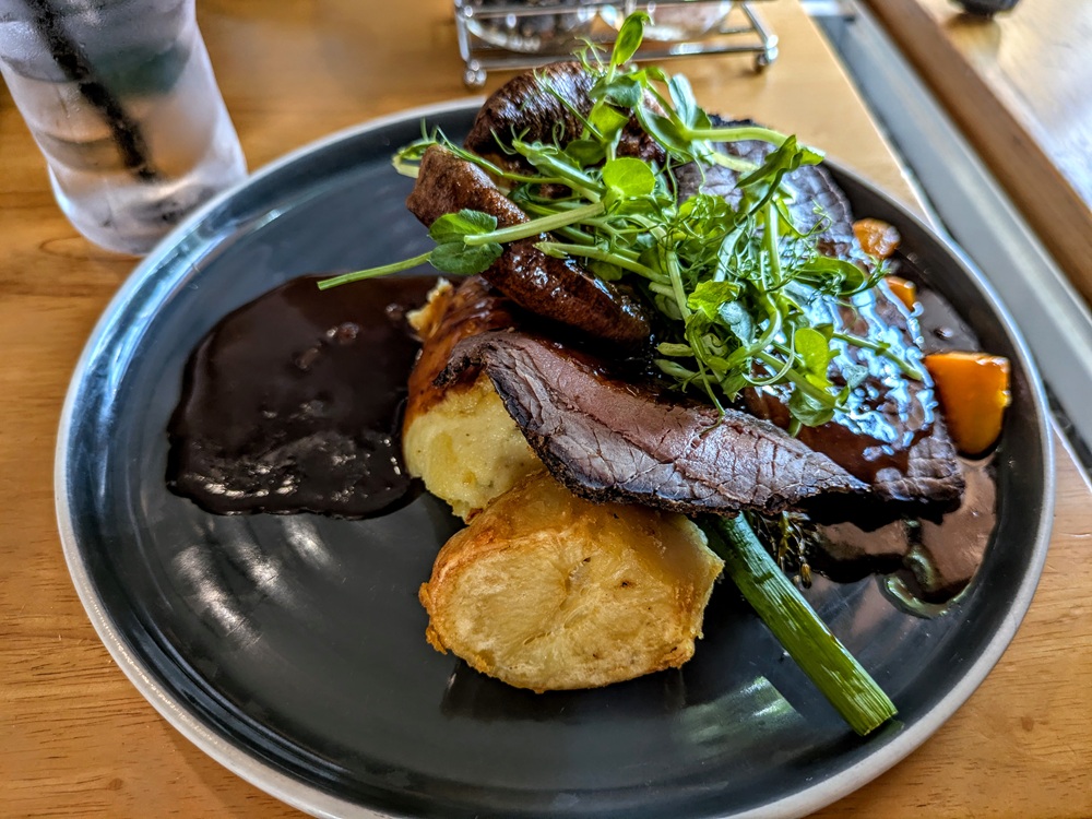 Roast beef at Blackmill Bar & Kitchen