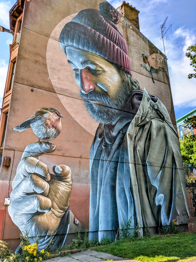 Saint Mungo Mural in Glasgow