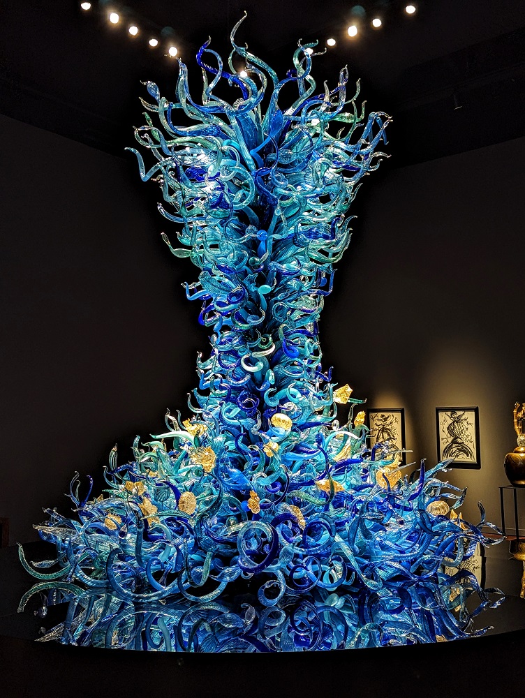 Sealife Tower at Chihuly Garden & Glass