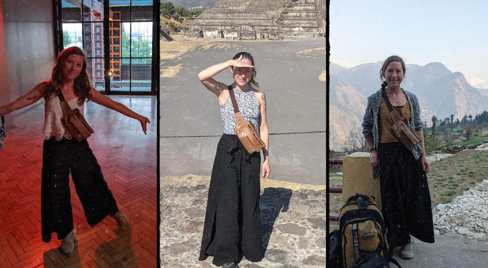 Traveling with long flowy pants