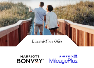 United Marriott reciprocal promotion 2,000 Marriott points 1,500 United miles