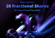 Webull Promotion: Get 20 free fractional stock shares per referral (min $60 value)