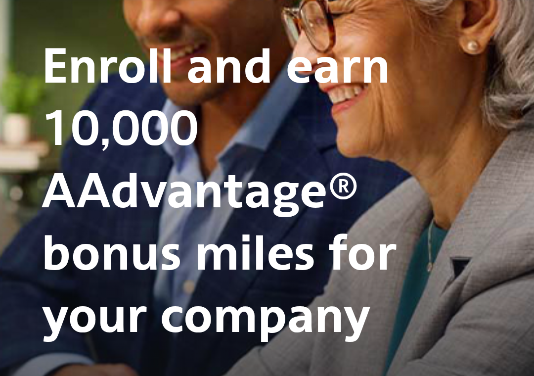 American Airlines AAdvantage Business promo code BNS10K