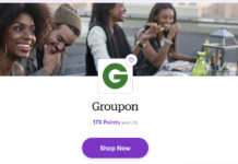 Rakuten: Earn 17X at Groupon (today only)