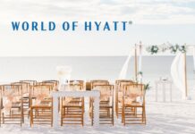 Earn bonus points & elite night credits when booking wedding at Hyatt properties with code HMOON World of Hyatt wedding promotion promo code HMOON
