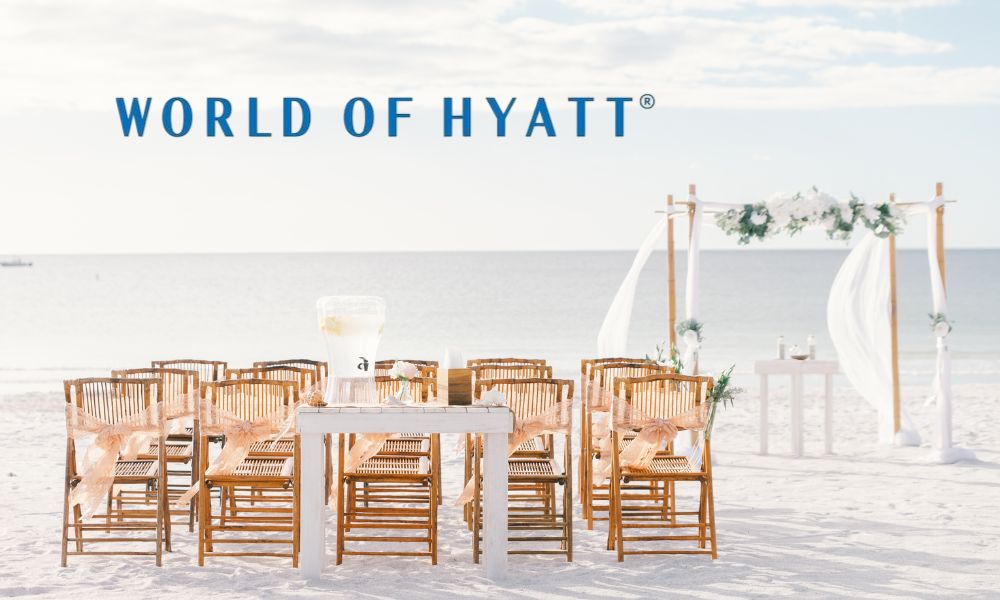 Earn bonus points & elite night credits when booking wedding at Hyatt properties with code HMOON